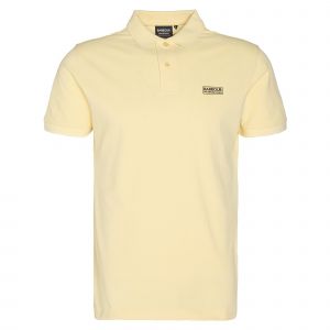 Mens Dusty Yellow Essential S/s Polo Shirt