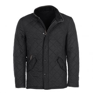 Mens Black Powell Quilted Jacket