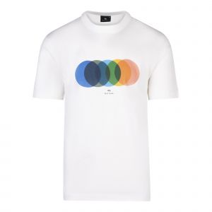 PS Paul Smith T Shirt Mens Off White Circles S/s T Shirt