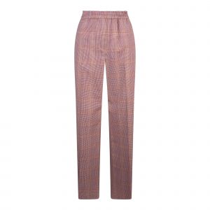 PS Paul Smith Trousers Womens Multi Check Wide Leg Trousers