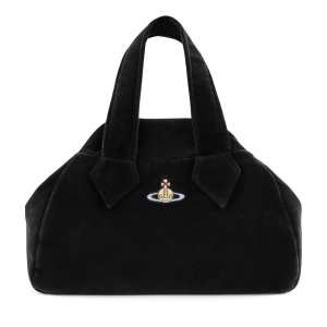 Vivienne Westwood Handbag Womens Black Velvet Archive Yasmine Medium