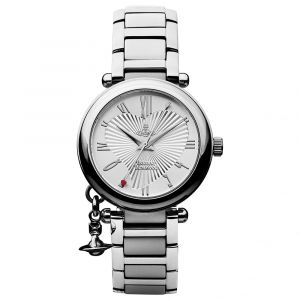 Womens Silver Orb Bracelet Watch