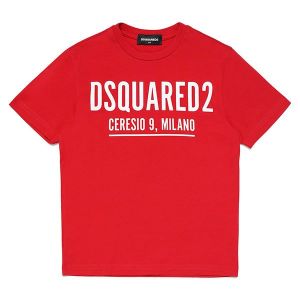 Boys Tango Red Large Logo Relax S/s T Shirt