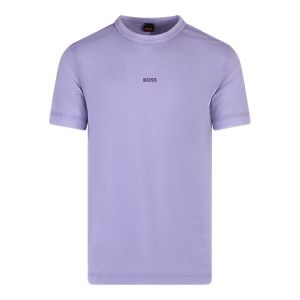BOSS T Shirt Mens Light Purple Tokks Garment Dye S/s | Hurleys