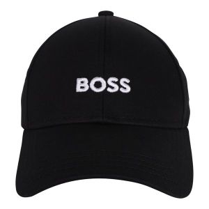 BOSS Cap Mens Black Zed Logo Cap 