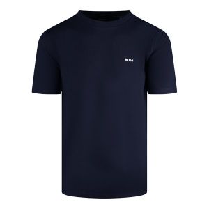 BOSS T Shirt Mens Dark Blue Tee S/s T Shirt