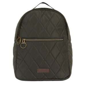 Barbour Backpack Womens Olive Quilted Backpack