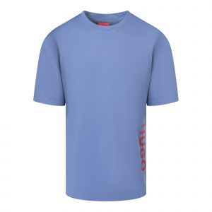 Mens Medium Blue  Relaxed Fit S/s T Shirt