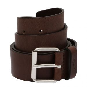 Mens Dark Brown Serge-VA Leather Belt