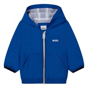 Toddler Electric Blue Hooded Windbreaker Jacket