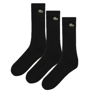 Mens Black 3 Pack Sport Socks