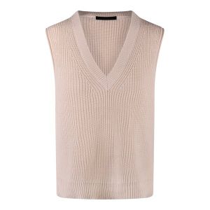 French Connection Sweater Vest Womens Classic Cream Lily Mozart Vest