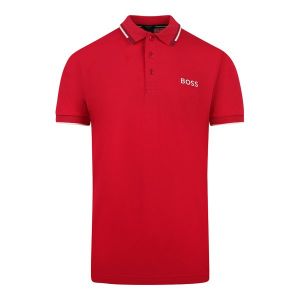 BOSS Polo Shirt Mens Medium Red Paddy Pro S/s | Hurleys
