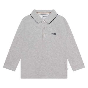 Toddler Chine Grey L/s Polo