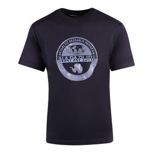 Napapijri Mens Blue Marine S-Bollo S/s T Shirt