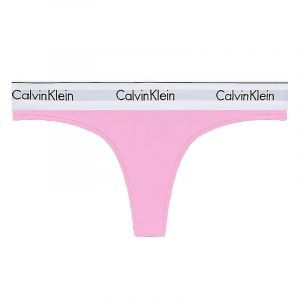 Womens Pale Orchid Logo Band Thong