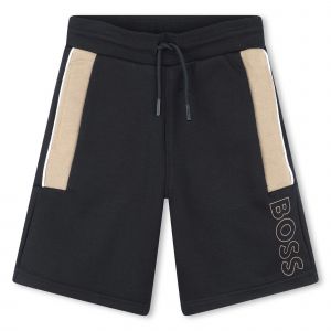 BOSS Sweat Shorts Boys Black Panel Sweat Shorts 