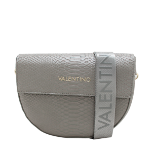 Valentino Bag Womens Grey Bigs Croc Flap | Hurleys