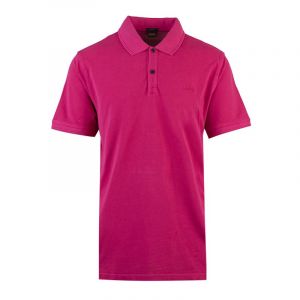 Mens Bright Pink Prime S/s Polo Shirt