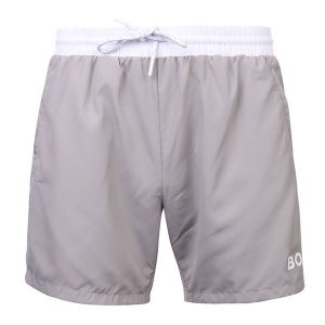 Mens Medium Grey Logo Starfish Swim Shorts