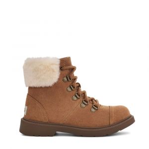 Kids Chestnut Suede Azell Hiker Weather Boots (12-5)