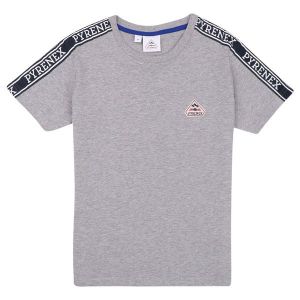Boys Silver Grey Randy Tape S/s T Shirt