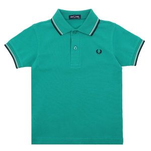 Fred Perry Polo Shirt Boys Green Twin Tipped S/s | Hurleys
