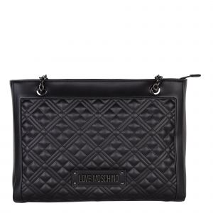 Love Moschino Shopper Bag Womens Black/Black Diamond Quilt Shopper Bag