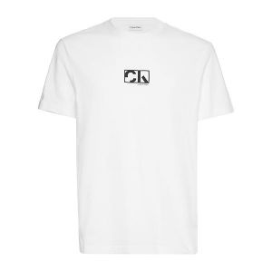 Men's Bright White Graphic Logo S/s T-Shirt