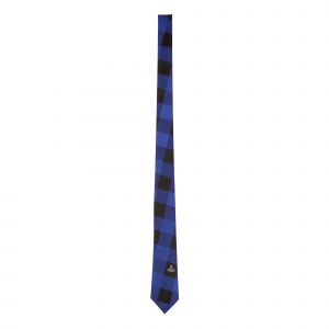 Vivienne Westwood Tie Mens Electric Blue Tie CM.7 Summer Check