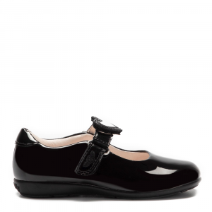 Girls Black Patent Colourissima G Fit Shoes (27-33)