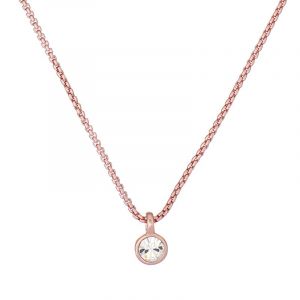 Womens Rose Gold/Crystal Sininaa Crystal Pendant Necklace