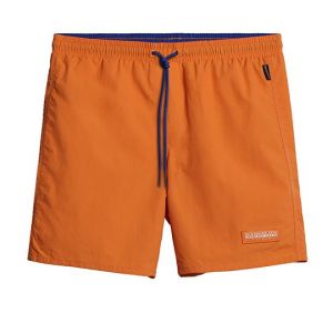 Napapijri Swim Shorts Mens Orange Amber V-Morgex | Hurleys