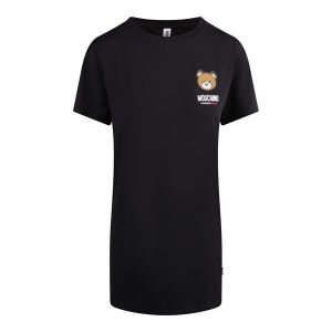 Moschino T Shirt Womens Black Toy Maxi T Shirt Dress