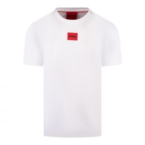 HUGO T Shirt Mens White Diragolino212 S/s T Shirt