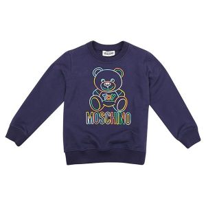 Boys Navy Colour Outline Toy Sweat Top