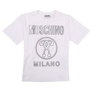 Boys White Milano Maxi S/s T Shirt
