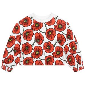 Kenzo Sweatshirt Girls Cream Capsule Floral