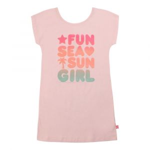 Girls Rose Flamingo Cone T Shirt Dress