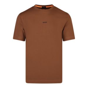 BOSS T Shirt Mens Medium Brown Tchup Small Logo S/s | Hurleys