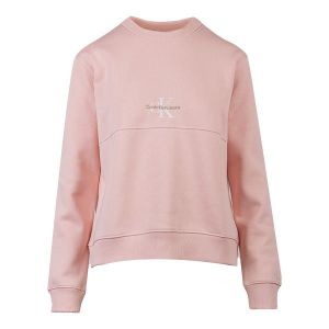Womens Pink Blush Monogram Sweatshirt