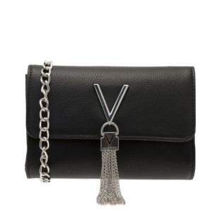 Valentino Bag Womens Black Divina Tassel Small Crossbody