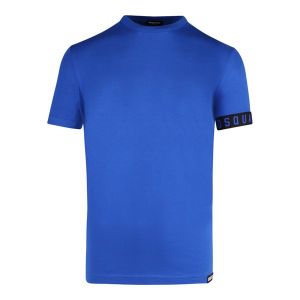 Mens T Shirt Mens Brilliant Blue Technicolour Band S/s T Shirt