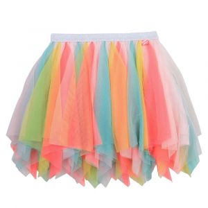 Girls Multi Pleated Net Skirt