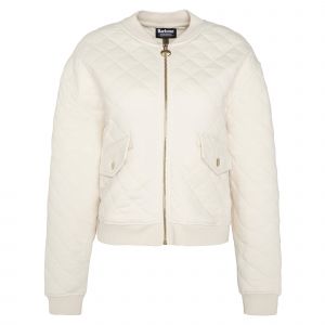 Womens	Light Stone Alicia Quilted Bomber Jacket