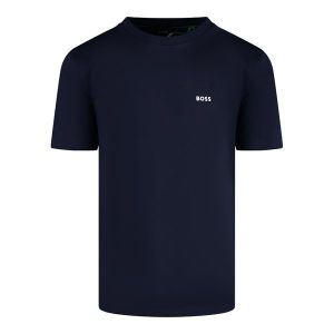 BOSS Green T Shirt Mens Dark Blue Tee S/s T Shirt