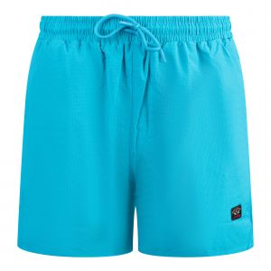 Paul And Shark Swim Shorts Mens Turquoise Iconic Badge Swim Shorts