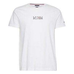 Mens White Square Logo S/s T Shirt