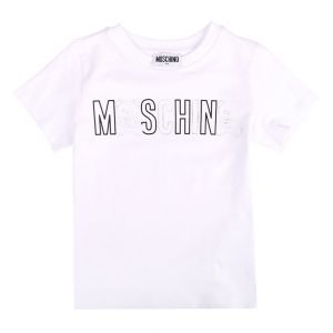 Boys White Silver Toy S/s T Shirt