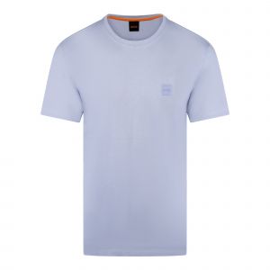 BOSS Orange T Shirt Mens Light Blue Tales S/s T Shirt 